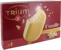 Mängden socker i Trium vanille enrobage chocolat blanc