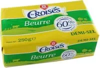 Mängden socker i Beurre allégé demi-sel 60% Mat. Gr.