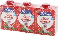 Mängden socker i creme semi épaisse 60cl