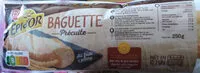 Mängden socker i Baguette précuite