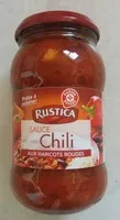 Mängden socker i Sauce chili aux haricots rouge