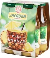 Mängden socker i Pur jus d'ananas