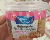 Mängden socker i Fruits confits Tablier Blanc Mélange