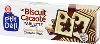 Mängden socker i Biscuits cacao tablette chocolat noir et blanc