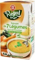 Mängden socker i Soupe de légumes et vermicelles