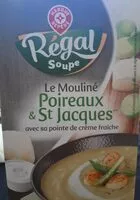 Mängden socker i Régal soupe Le Mouliné Poireaux & St Jacques