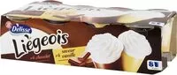 Mängden socker i Liégeois vanille et chocolat x 8