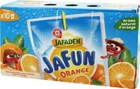 Mängden socker i Boisson orange Jafun - 10 x 20 cl UNITÉ