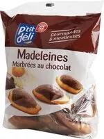 Mängden socker i Madeleines marbrées chocolat