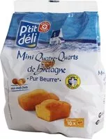 Mängden socker i Mini quatre-quarts de Bretagne