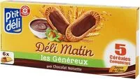 Mängden socker i Deli matin les généreux
