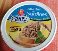 Mängden socker i Rillettes de sardines au citron et basillic