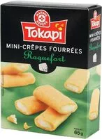 Mängden socker i Mini-crêpes fourrées saveur roquefort