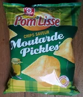 Mängden socker i Chips saveur Moutarde Pickles