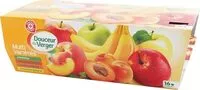 Mängden socker i Assortiment de compotes multi variétés 16 x 100 g