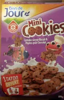 Mängden socker i Céréales mini cookies