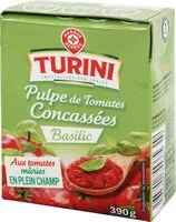 Mängden socker i Pulpe de tomates concassées basilic