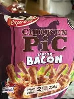 Mängden socker i Manchons de poulet rôtis saveur bacon