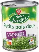 Mängden socker i Petits pois doux vapeur
