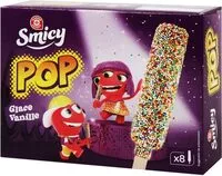 Mängden socker i Bâtonnets Pop bonbons glace vanille x 8