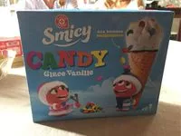 Mängden socker i Mini cône vanille et bonbons x 6