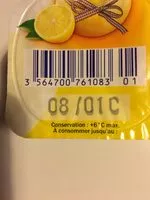 Mängden socker i Yaourt crémeux lemon curd