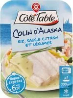 Mängden socker i Colin d'Alaska sauce citron et riz et petits légumes surgelé