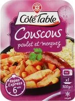 Mängden socker i Couscous poulet et merguez surgelé