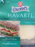 Mängden socker i Havarti 38% Mat. Gr. en tranches x 8