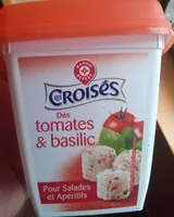 Mängden socker i Les Croisés Dés tomates & basilic