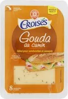 Mängden socker i Tranchette de gouda Les Croisés Au cumin 16,8% MG