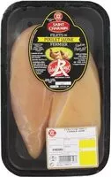 Mängden socker i Filets de poulet fermier jaune Label Rouge x 2