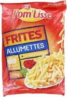 Mängden socker i Frites 6 x 6