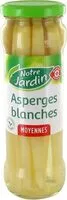 Mängden socker i Asperges blanches Moyennes