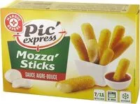 Mängden socker i Mozzarella sticks