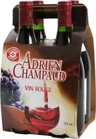 Mängden socker i Vin rouge CE 12° vol.