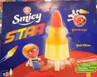 Mängden socker i Glace fusée smicy star