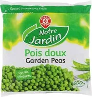 Mängden socker i Pois doux ''garden peas'' - 600 g '