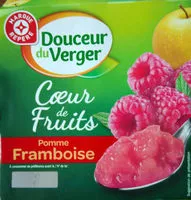 Mängden socker i Coeur de fruits pomme framboise