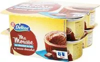 Mängden socker i Mousse au chocolat au lait et sauce chocolat x 8