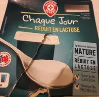 Mängden socker i Spécialité laitière nature réduit en lactose