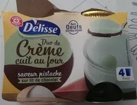Mängden socker i Petit pot de crème pistache sur lit de chocolat