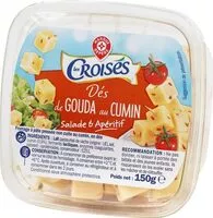 Mängden socker i Dés de gouda au cumin 30% Mat. Gr.