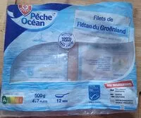 Mängden socker i Filets de flétan du Groënland