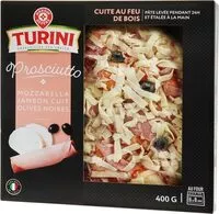 Mängden socker i Turini - Prosciutto mozzarella jambon cuit olives noires