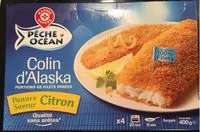 Mängden socker i Filet de colin d'Alaska citron x 4