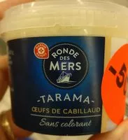 Mängden socker i Tarama Oeufs de cabillaud