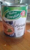 Mängden socker i Haricots blancs cuisinés à la graisse d'oie
