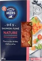 Mängden socker i Dés de saumon fumé nature