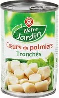 Mängden socker i Cœurs de palmiers tranchés
